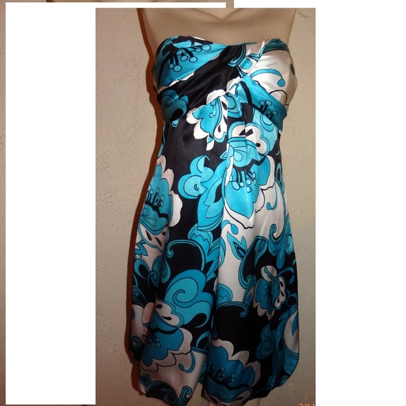 Cache Sexy Strapless Silk Dress - Picture 3 of 8